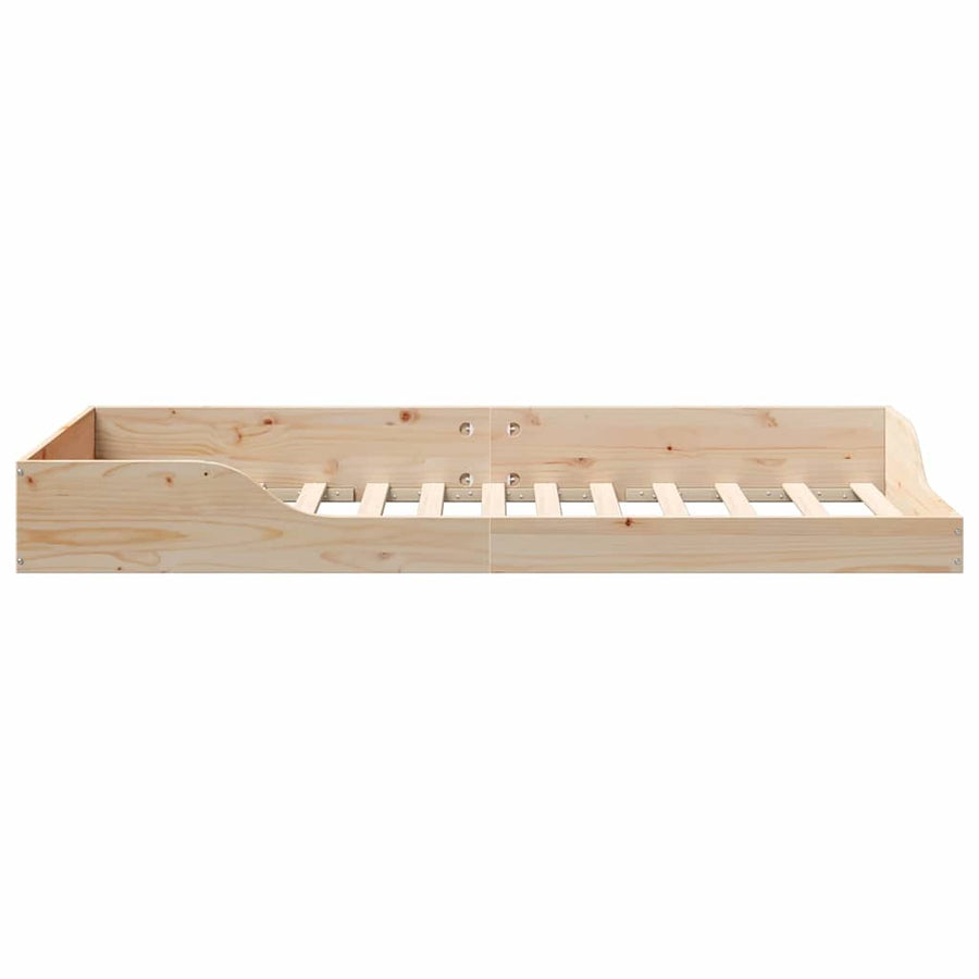Bedframe Bruin 80 x 200 cm Massief grenenhout