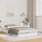 Bedframe 90x190 cm massief grenenhout wit