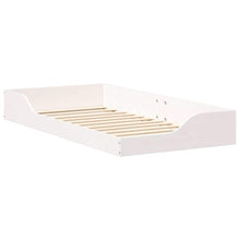 Bedframe Wit 90 x 190 cm Massief grenenhout