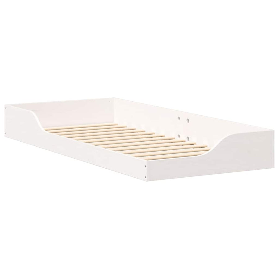 Bedframe Wit 90 x 210 cm Hout