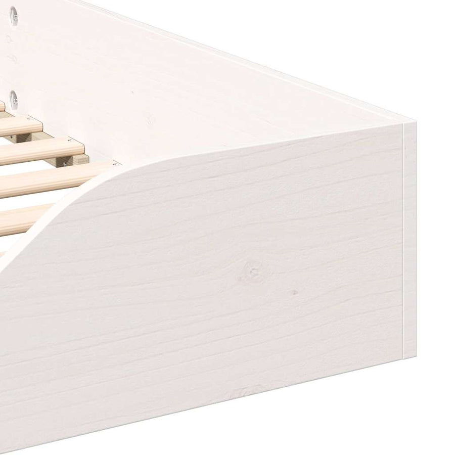 Bedframe Wit 100 x 210 cm Hout