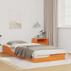 Bedframe massief grenenhout 80x220 cm wasbruin