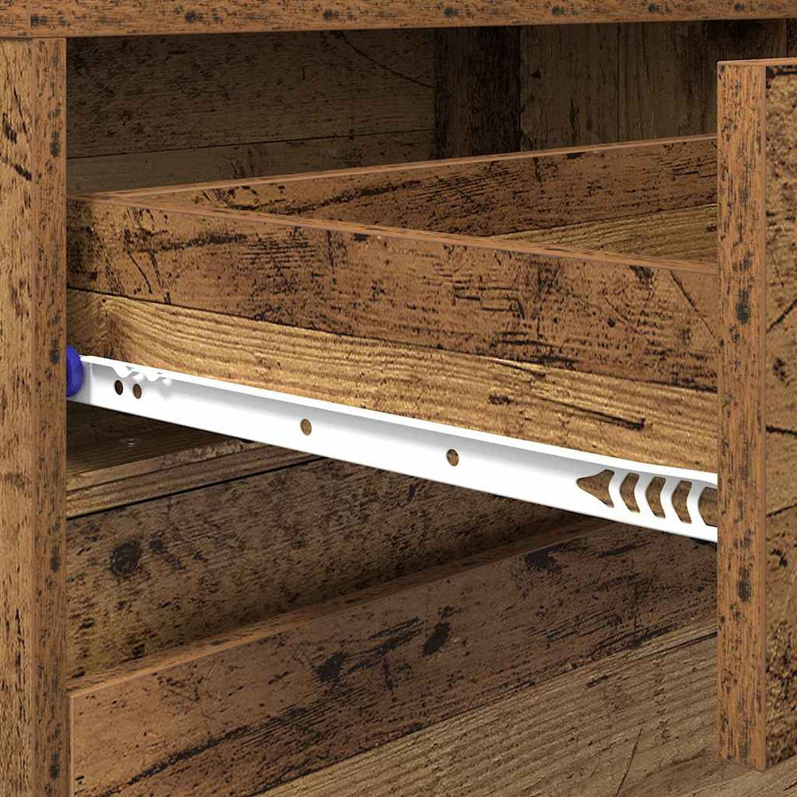 TV-kast Bruin 180 x 34 x 50 cm Geengineerd hout en Spaanplaat