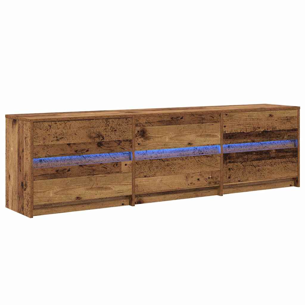 TV-kast Bruin 180 x 34 x 50 cm Geengineerd hout en Spaanplaat