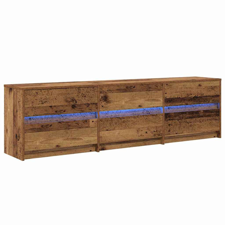 TV-kast Bruin 180 x 34 x 50 cm Geengineerd hout en Spaanplaat