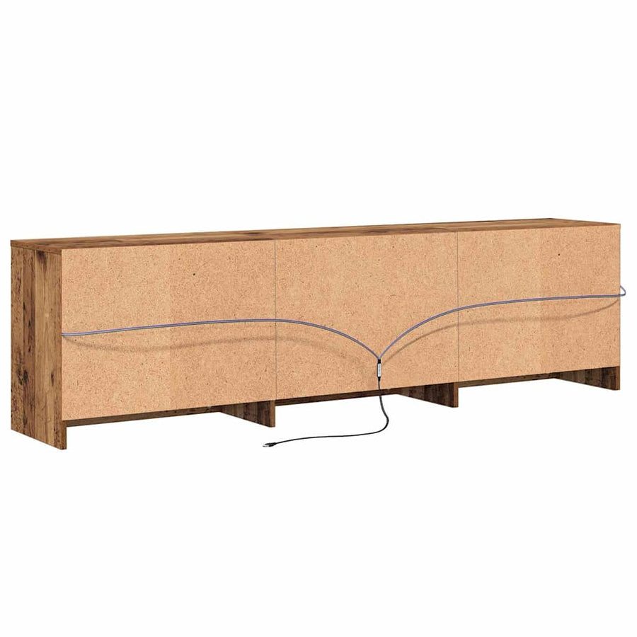 TV-kast Bruin 180 x 34 x 50 cm Geengineerd hout en Spaanplaat