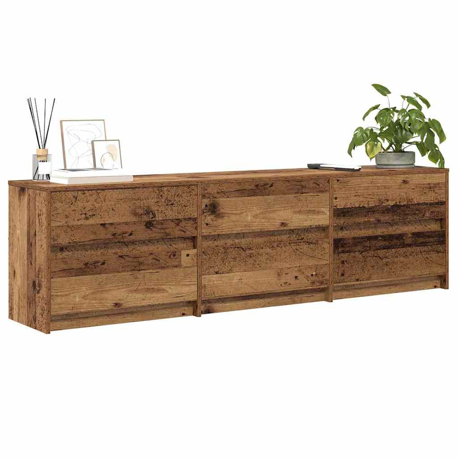 TV-kast Bruin 180 x 34 x 50 cm Geengineerd hout en Spaanplaat