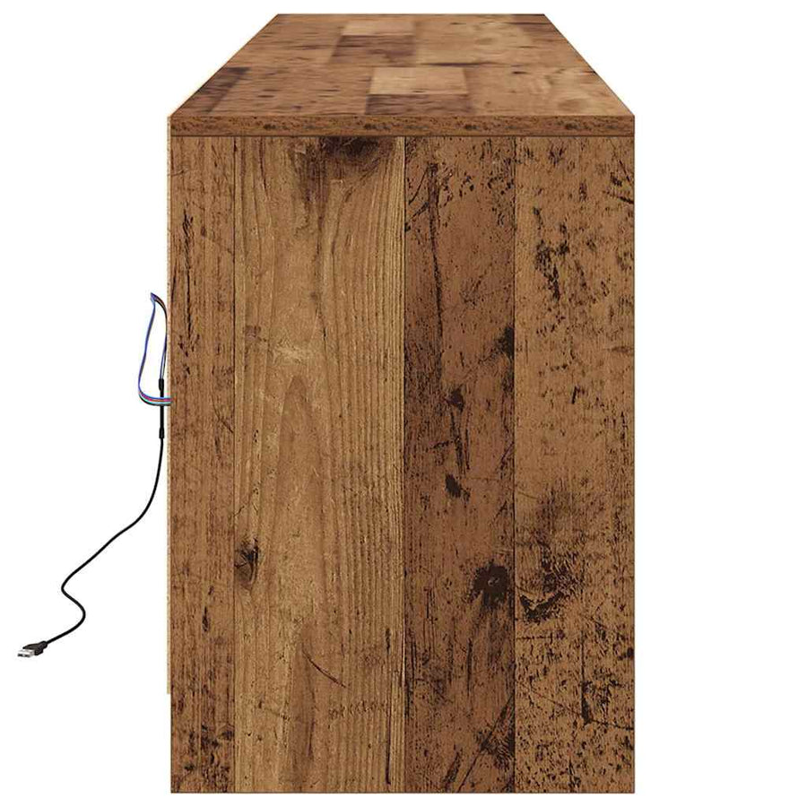 TV-kast Bruin 180 x 34 x 50 cm Geengineerd hout en Spaanplaat