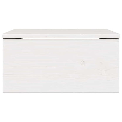 Wandbevestigde nachttafel met lade Wandgemonteerd Wit 37 x 35 x 18,5 cm
