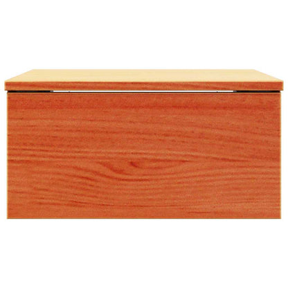 Wandbevestigde nachttafel met lade Wasbruin 37 x 35 x 18,5 cm