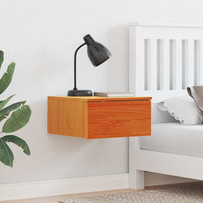 Wandbevestigde nachttafel 2 pcs Wasbruin 37 x 35 x 18,5 cm