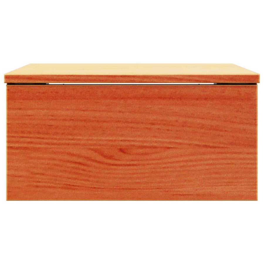 Wandbevestigde nachttafel 2 pcs Wasbruin 37 x 35 x 18,5 cm