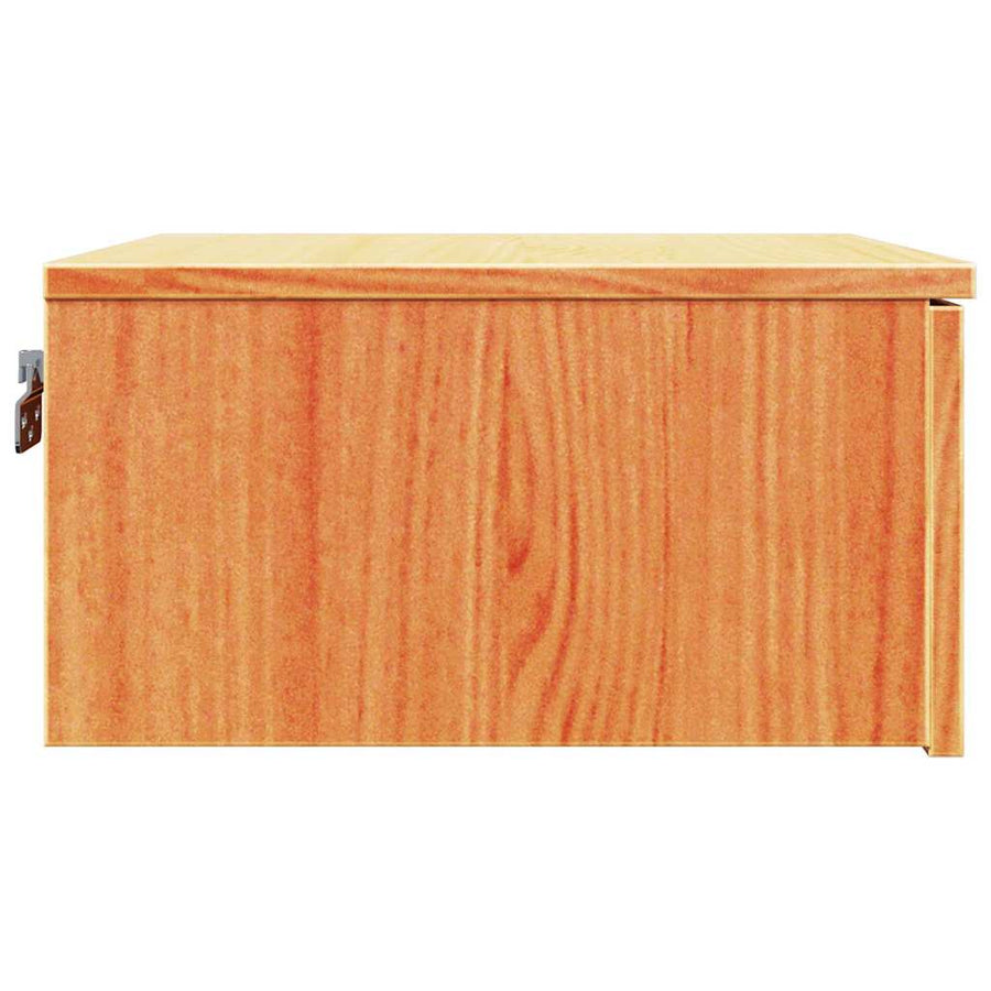 Wandbevestigde nachttafel 2 pcs Wasbruin 37 x 35 x 18,5 cm