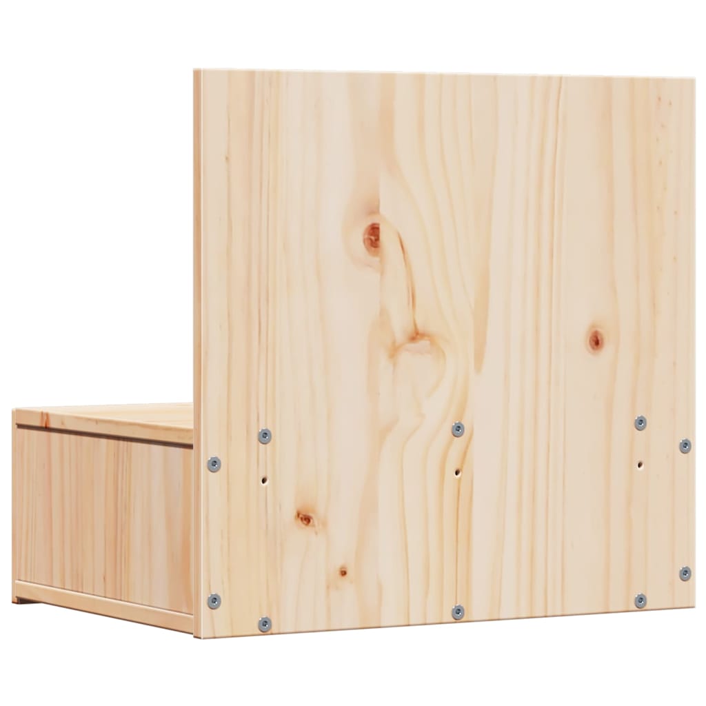 Wandbevestigde nachttafel met lade Bruin 42 x 32,5 x 40 cm