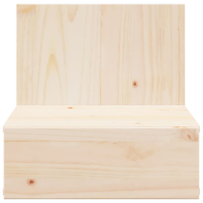 Wandbevestigde nachttafel met lade Bruin 42 x 32,5 x 40 cm