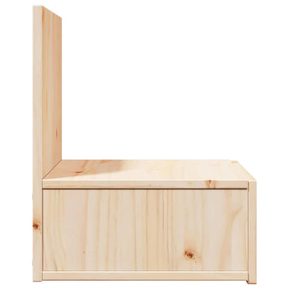Wandbevestigde nachttafel met lade Bruin 42 x 32,5 x 40 cm