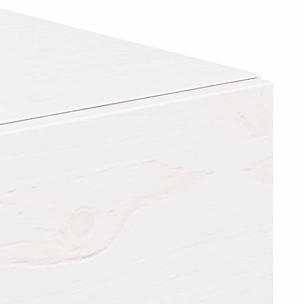 Wandbevestigde nachttafel met lade 2 pcs Wit 42 x 32,5 x 40 cm