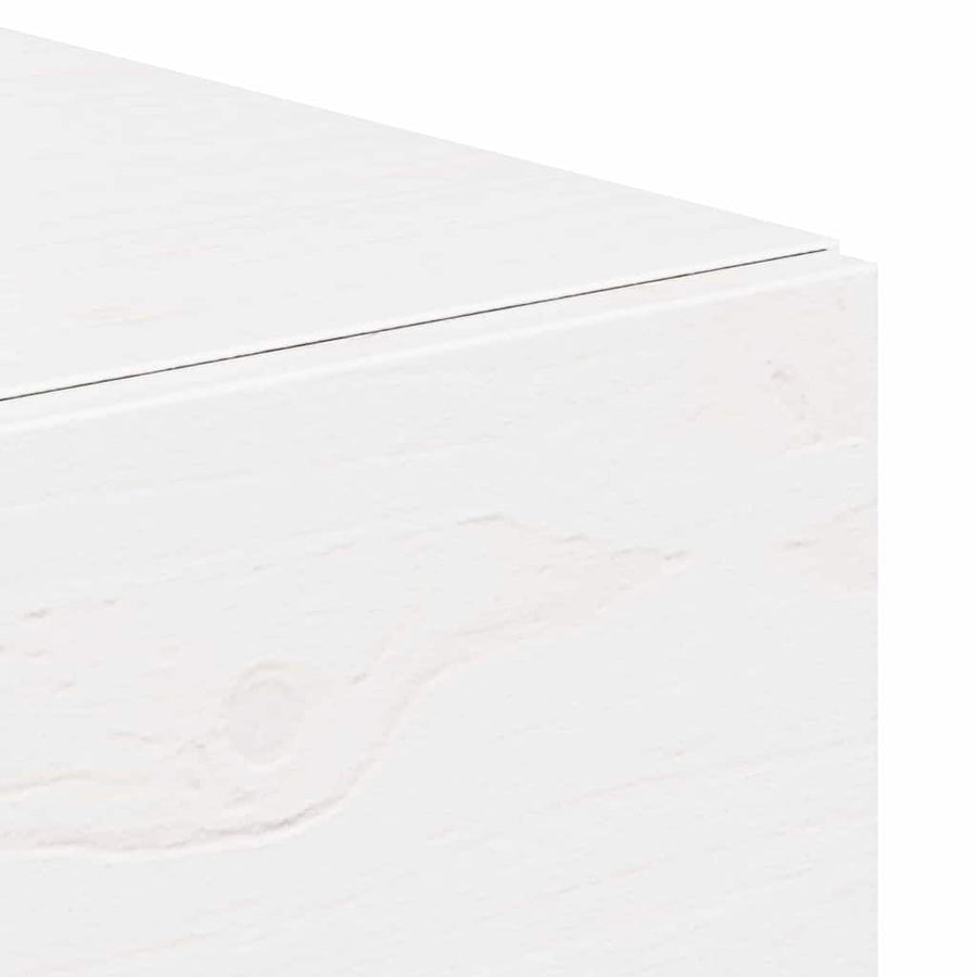 Wandbevestigde nachttafel met lade 2 pcs Wit 42 x 32,5 x 40 cm