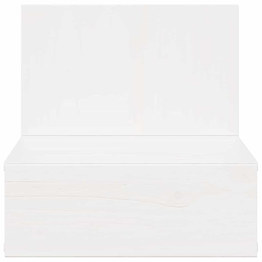 Wandbevestigde nachttafel met lade 2 pcs Wit 42 x 32,5 x 40 cm