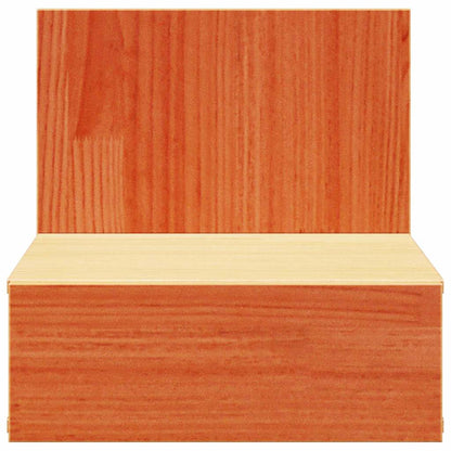 Wandbevestigde nachttafel 2 pcs Wasbruin 42 x 32,5 x 40 cm