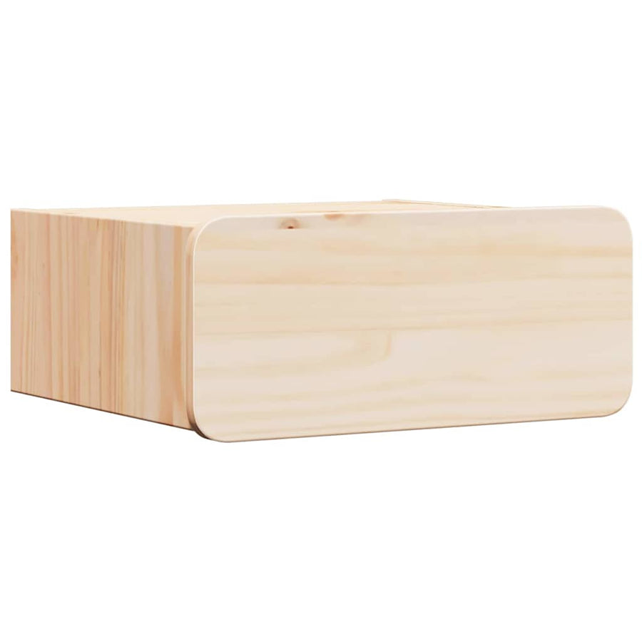 Nachtkastje 2 st Bruin 39 x 34 x 16,5 cm Massief grenenhout