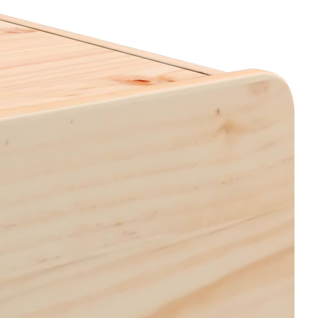 Nachtkastje 2 pcs Bruin 39 x 34 x 33 cm Massief grenenhout