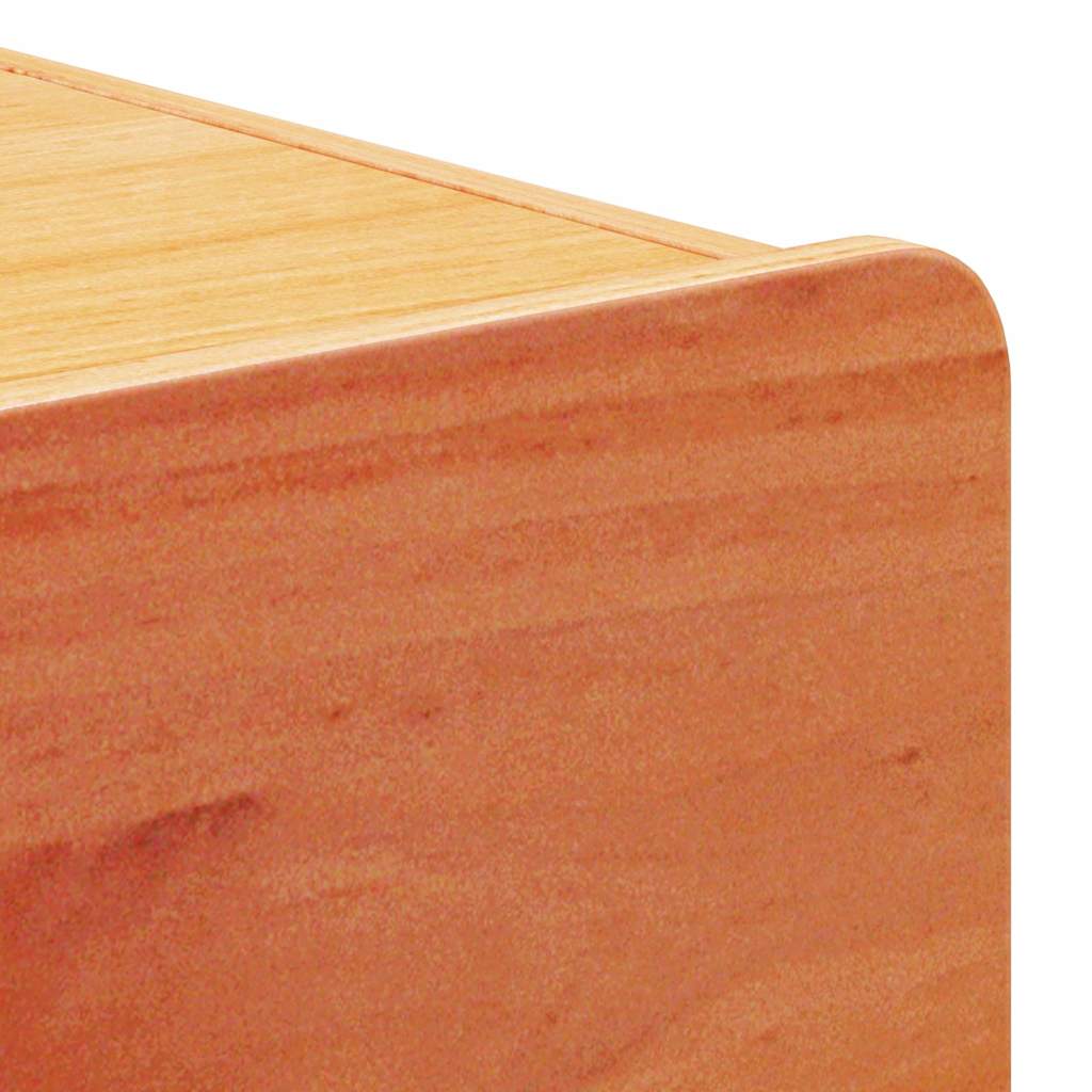 Nachtkastje Wasbruin 39 x 34 x 33 cm Massief grenenhout