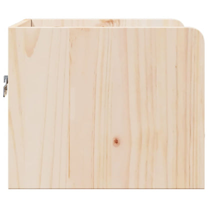 Nachtkastjes 2 pcs Bruin 38 x 36 x 29.5 cm Massief grenenhout