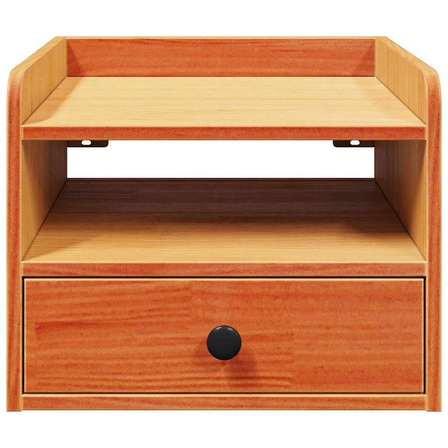 Nachtkastje Wasbruin 38 x 36 x 29.5 cm Massief grenenhout