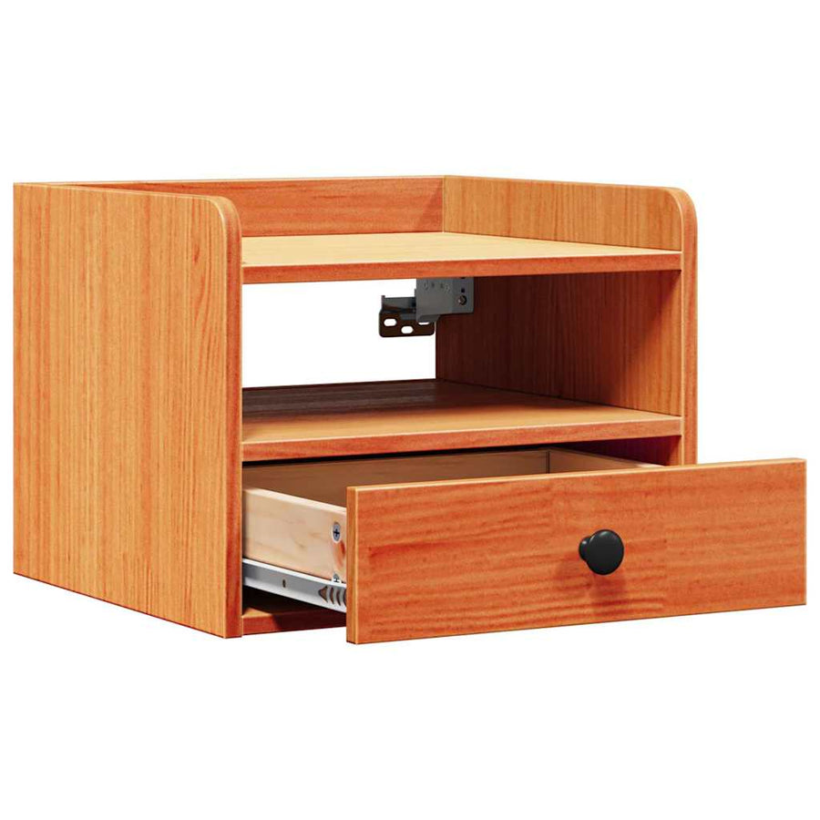 Nachtkastjes met lade Wandgemonteerd 2 pcs Wasbruin 38 x 36 x 29.5 cm