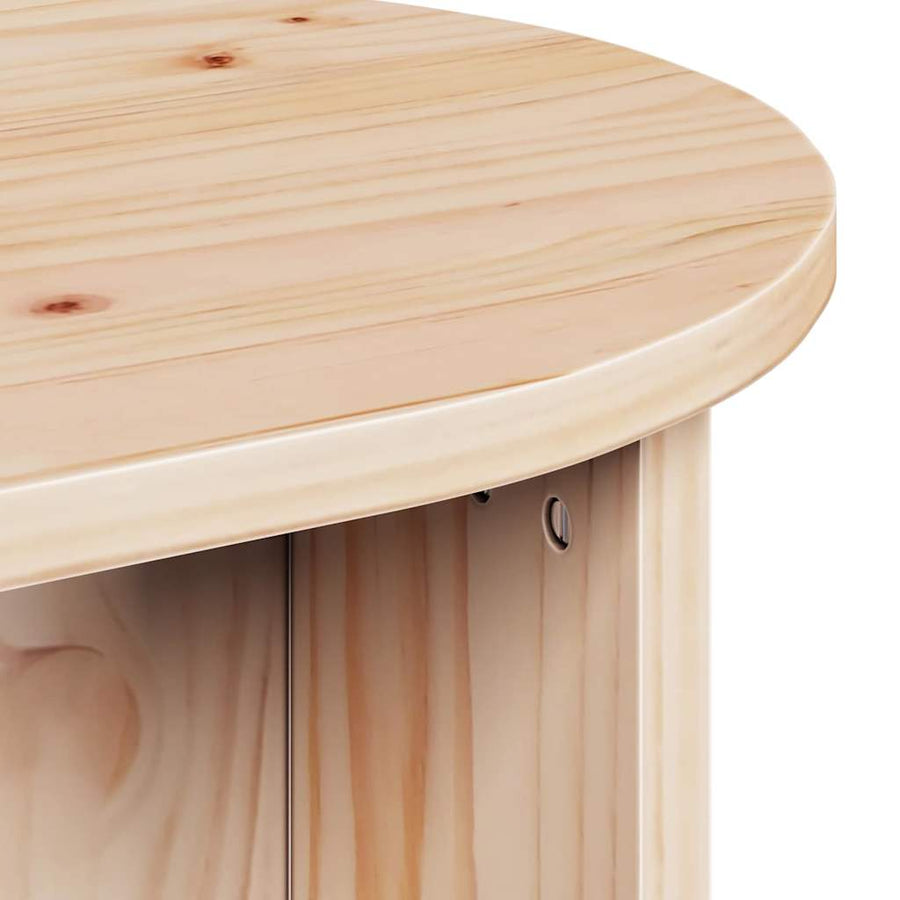 Salontafel Naturel 80 x 39.5 x 35 cm Massief grenenhout