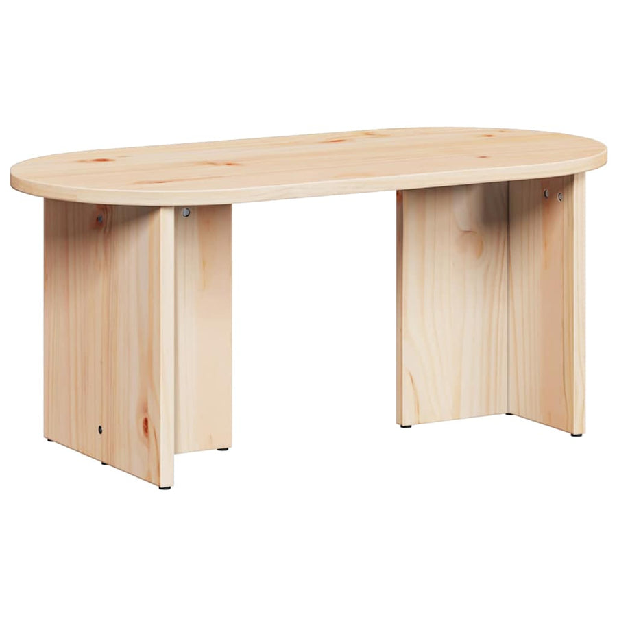 Salontafel Naturel 80 x 39.5 x 35 cm Massief grenenhout