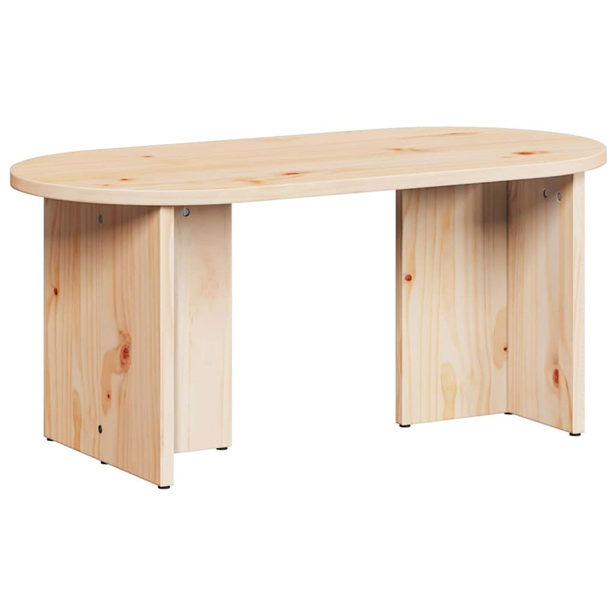 Salontafel Naturel 80 x 39.5 x 35 cm Massief grenenhout
