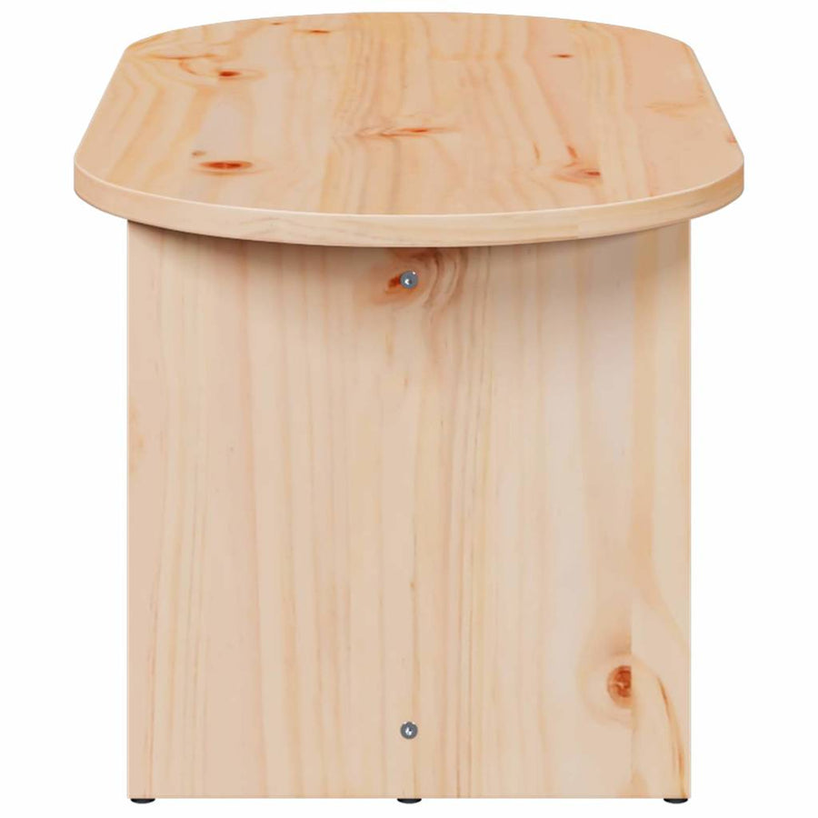 Salontafel Naturel 80 x 39.5 x 35 cm Massief grenenhout