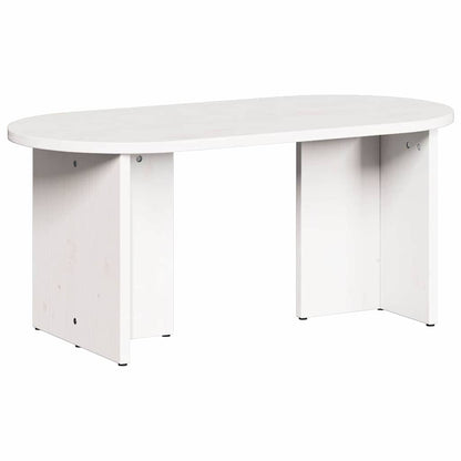 Salontafel Wit 80 x 39.5 x 35 cm Massief grenenhout