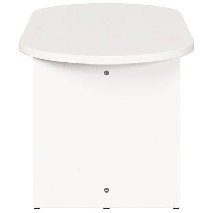 Salontafel Wit 80 x 39.5 x 35 cm Massief grenenhout