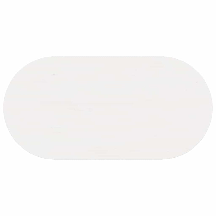Salontafel Wit 80 x 39.5 x 35 cm Massief grenenhout