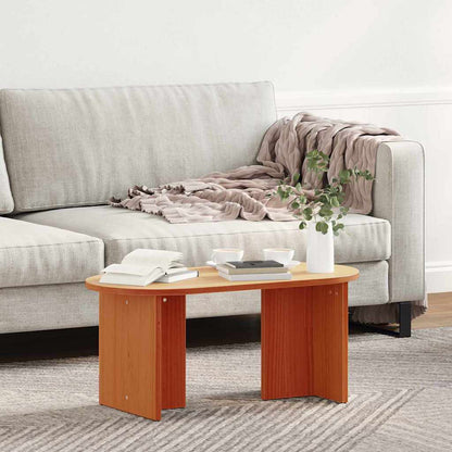 Salontafel Wasbruin 80 x 39.5 x 35 cm Massief grenenhout