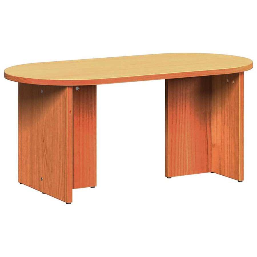 Salontafel Wasbruin 80 x 39.5 x 35 cm Massief grenenhout