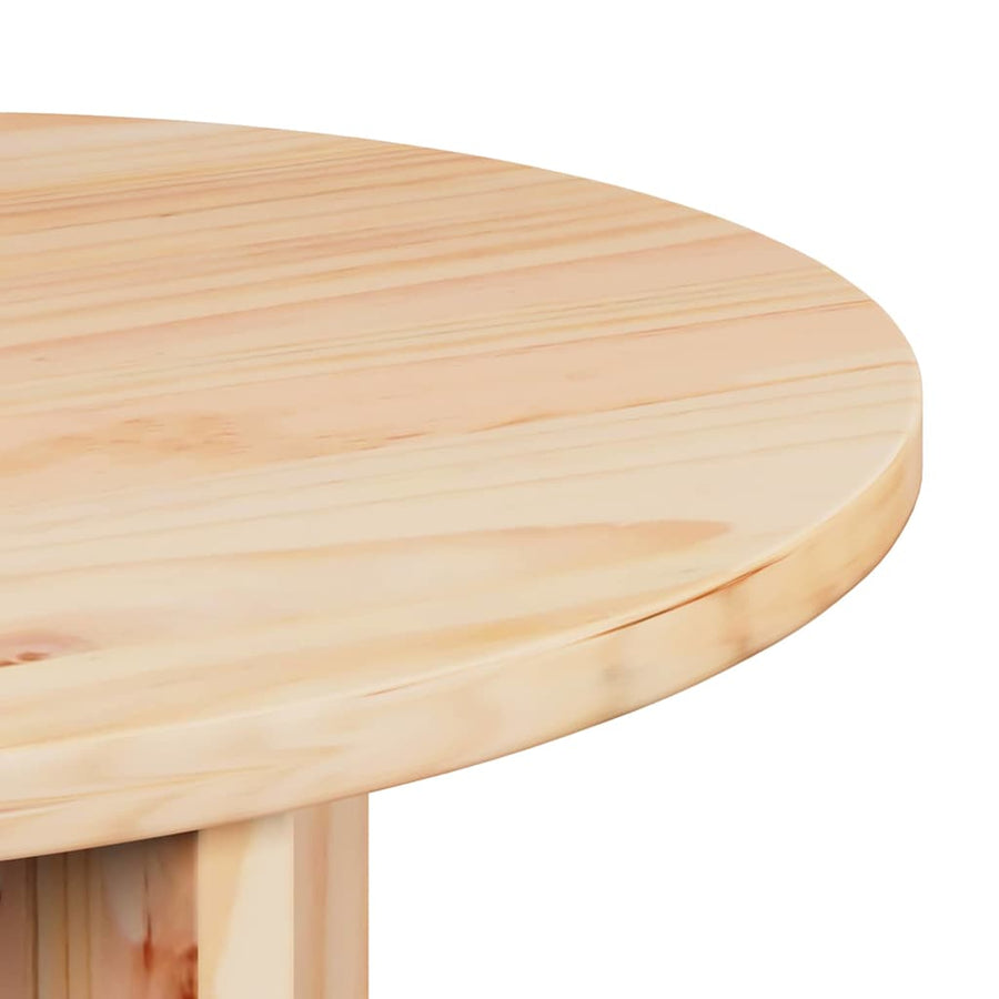 Koffietafel Set 2 pcs Naturel 49 x 49 x 28 cm