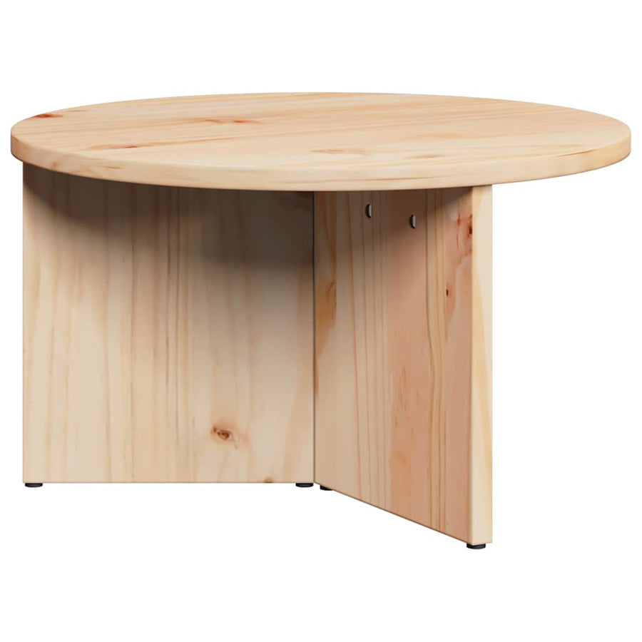 Koffietafel Set 2 pcs Naturel 49 x 49 x 28 cm