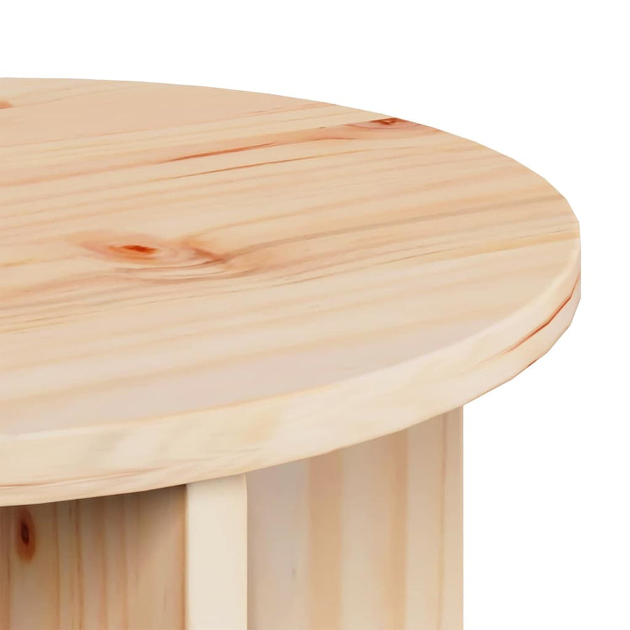 Koffietafel Set 2 pcs Naturel 39.5 x 39.5 x 30 cm