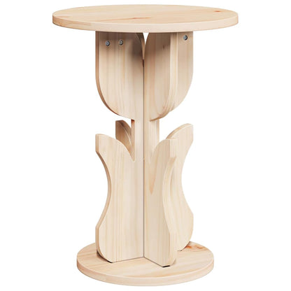 Bijzettafel Natuurlijk 39.5 x 39.5 x 53.5 cm Massief grenenhout