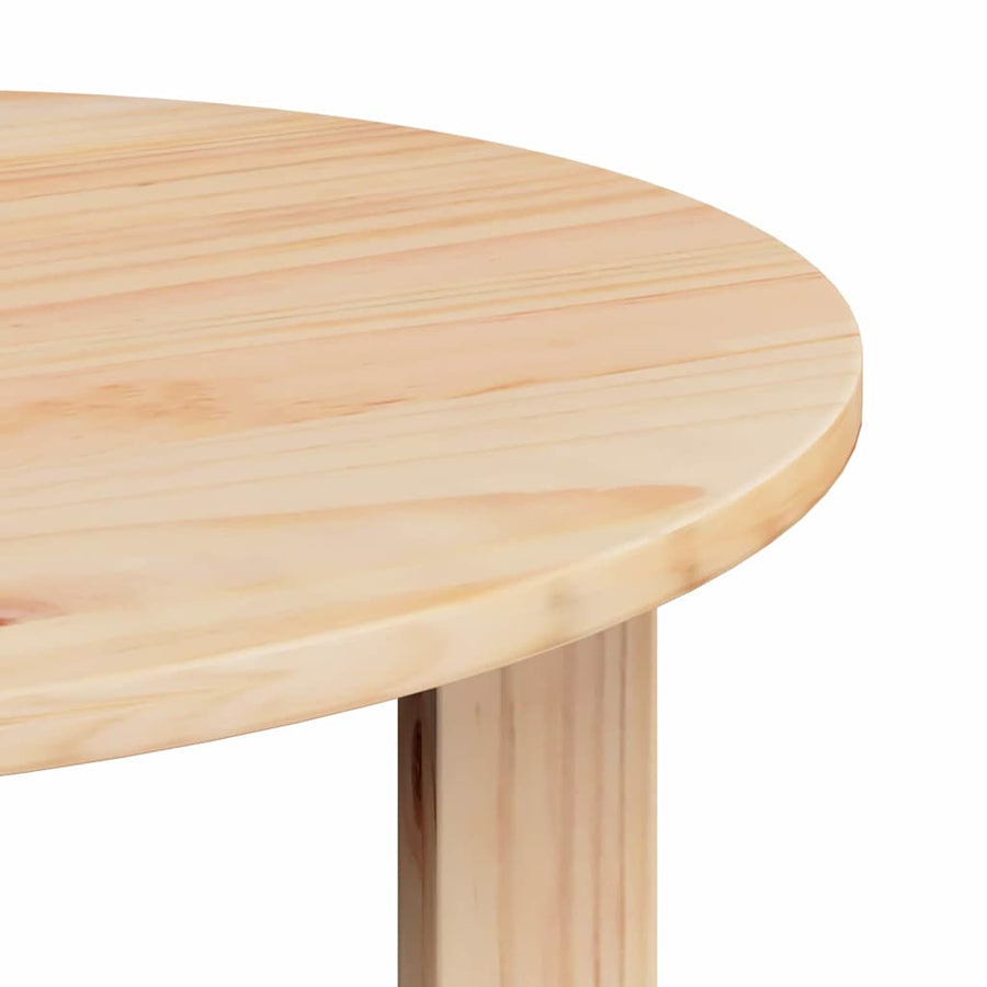 Koffietafel Set 2 pcs Naturel 47.5 x 47.5 x 27 cm