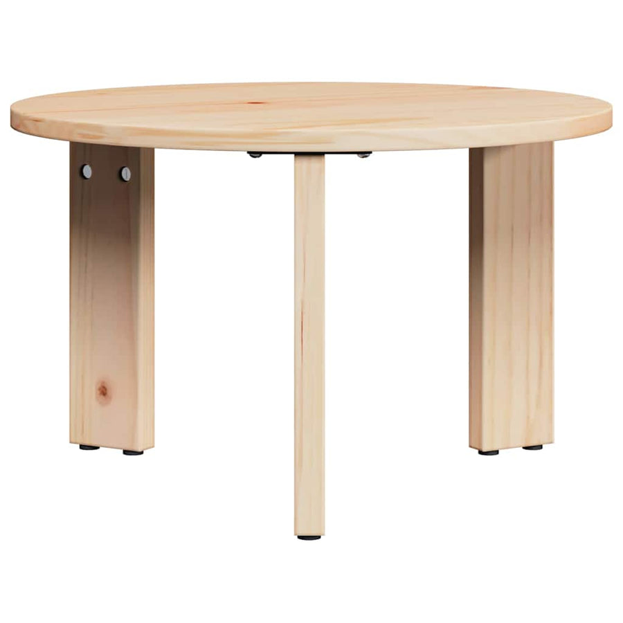 Koffietafel Set 2 pcs Naturel 47.5 x 47.5 x 27 cm