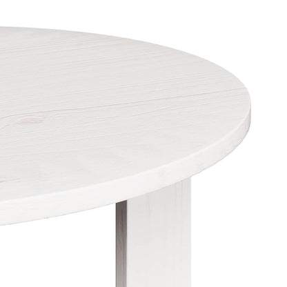 Koffietafel Set 2 pcs Wit 47.5 x 47.5 x 27 cm