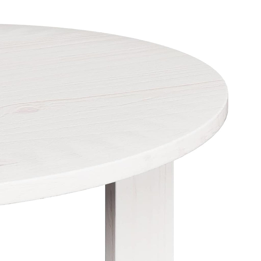 Koffietafel Set 2 pcs Wit 47.5 x 47.5 x 27 cm