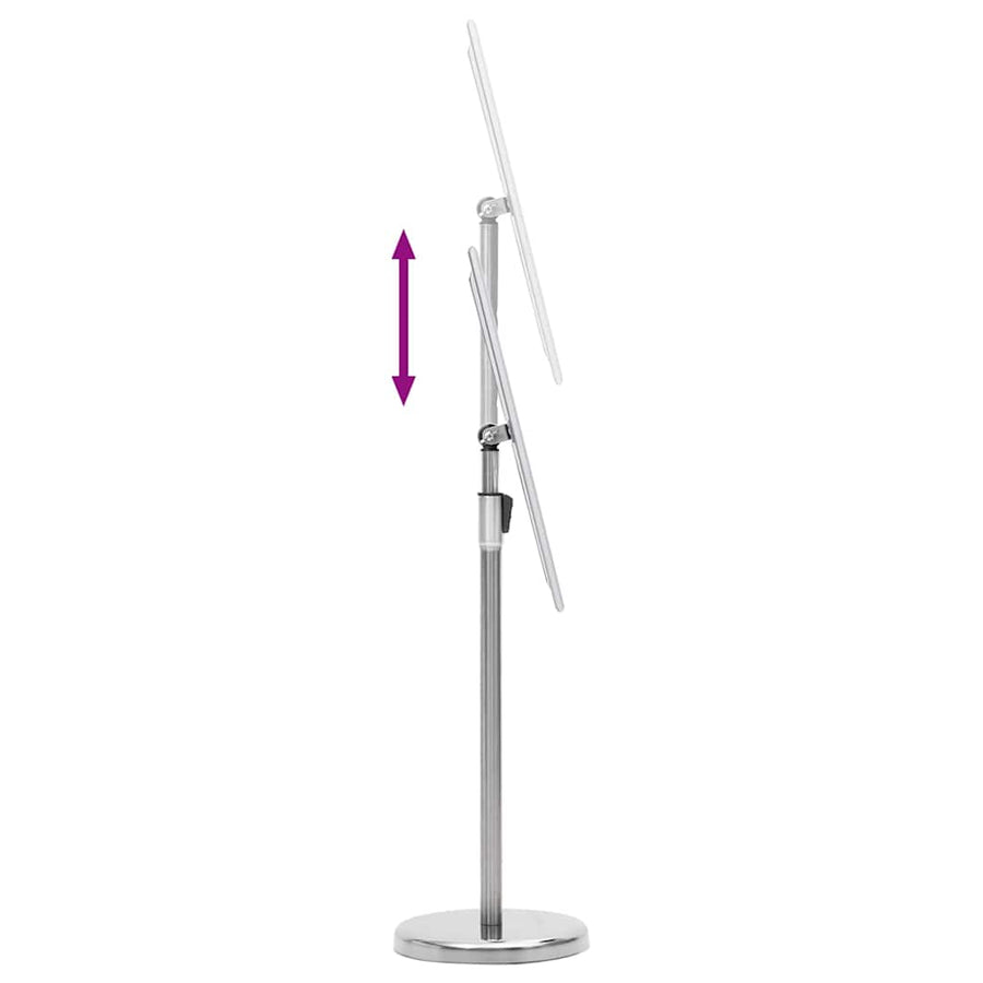 Posterstandaards 2 pcs Zilver 32.7 x 24 x 108 cm Aluminium
