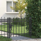 Hekpoort 103x250 cm grijs staal