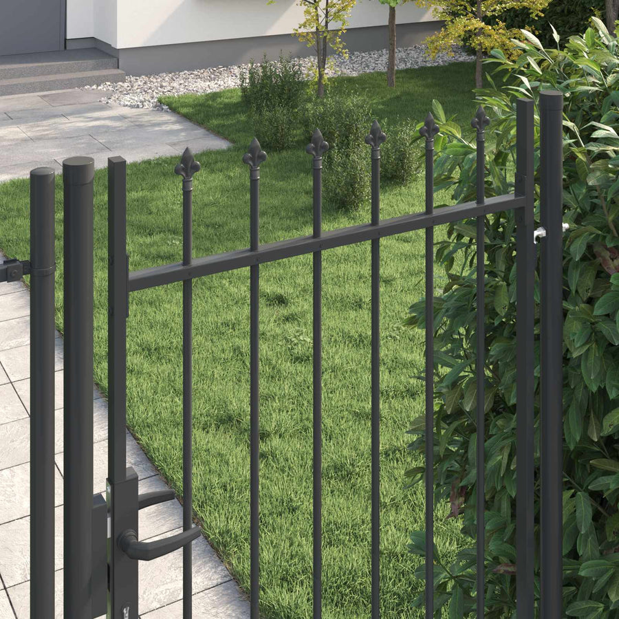 Hekpoort BOXTEL 103 x 250 cm Gepoedercoat staal Grijs